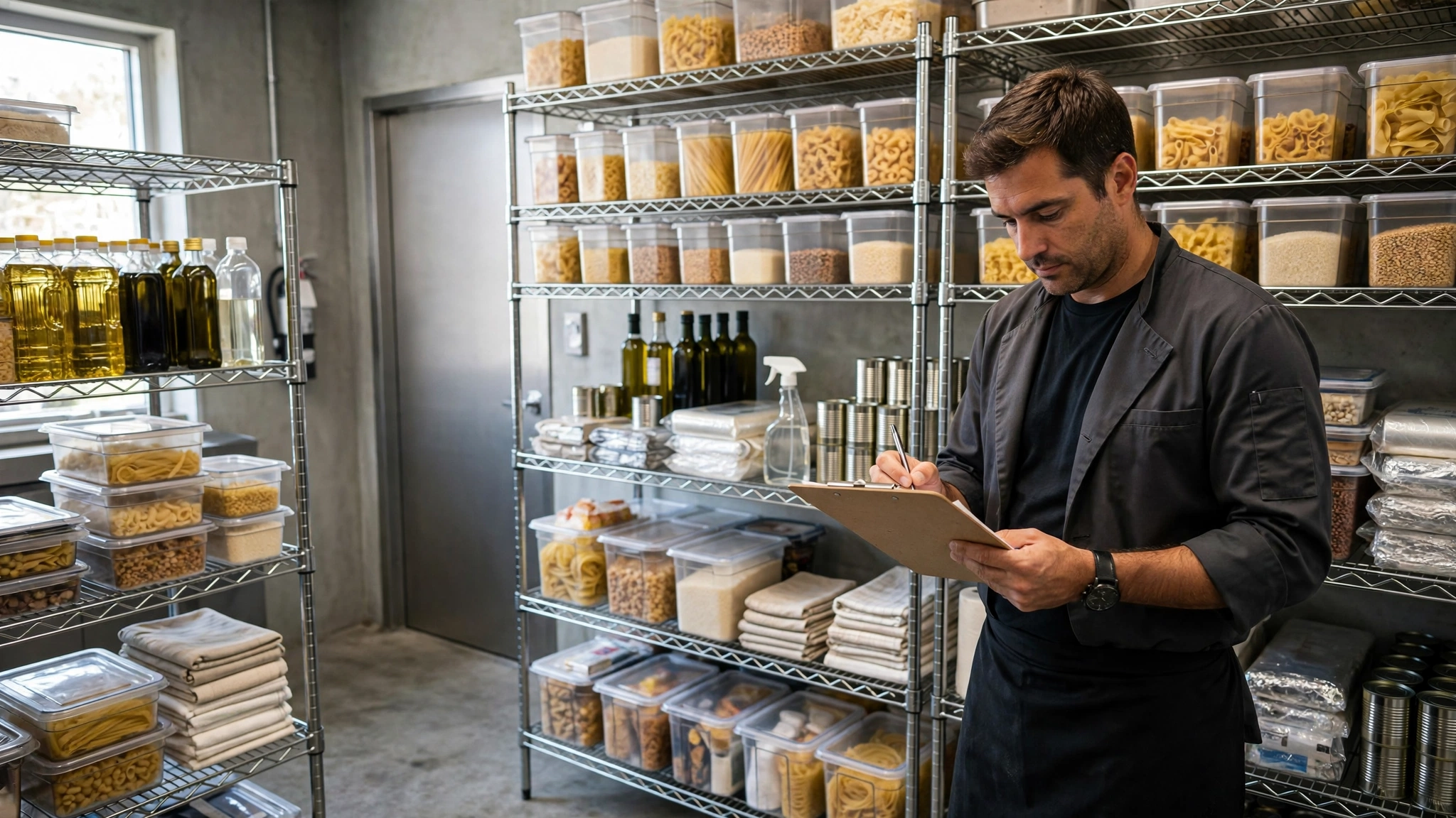 Restaurant inventory par levels and stock control