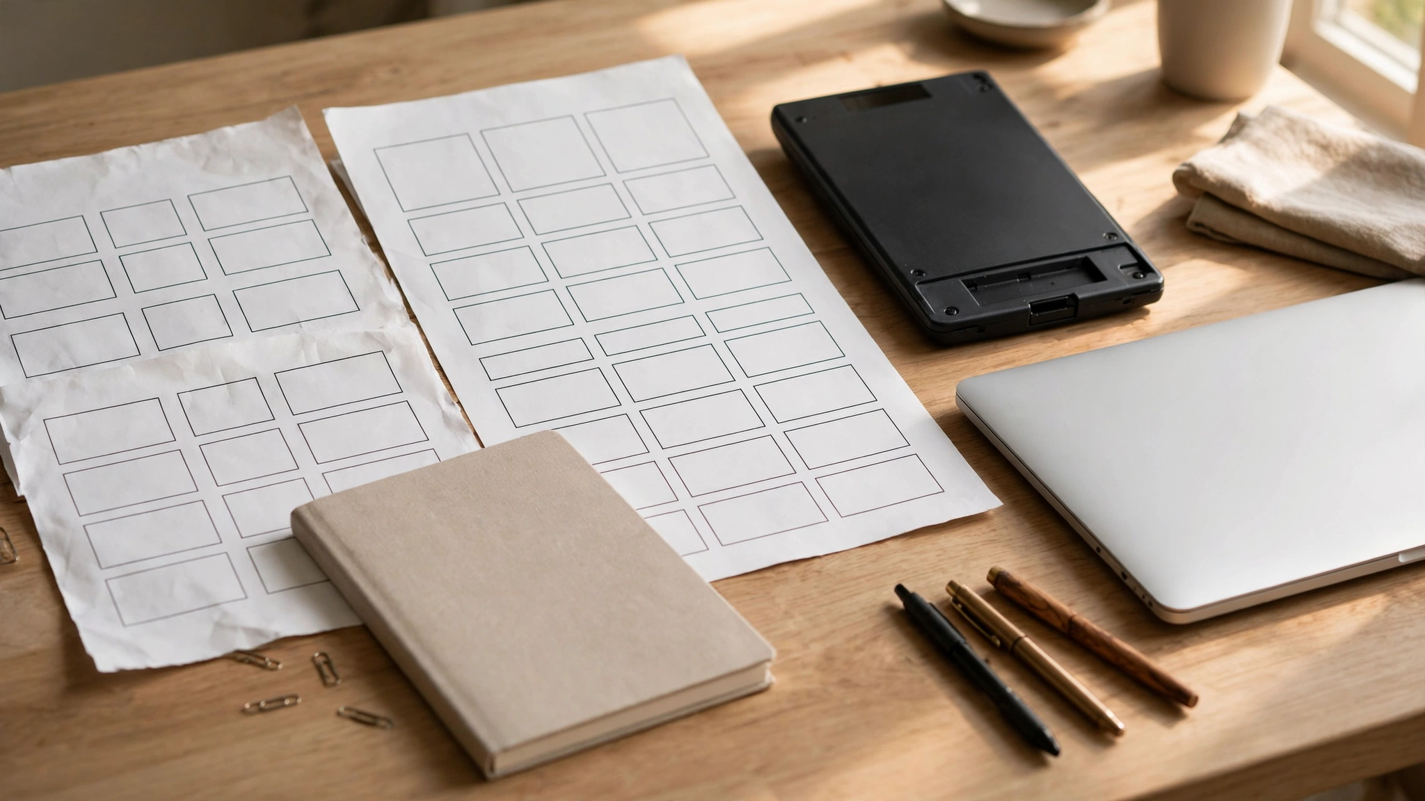 Restaurant menu planning and pricing workspace
