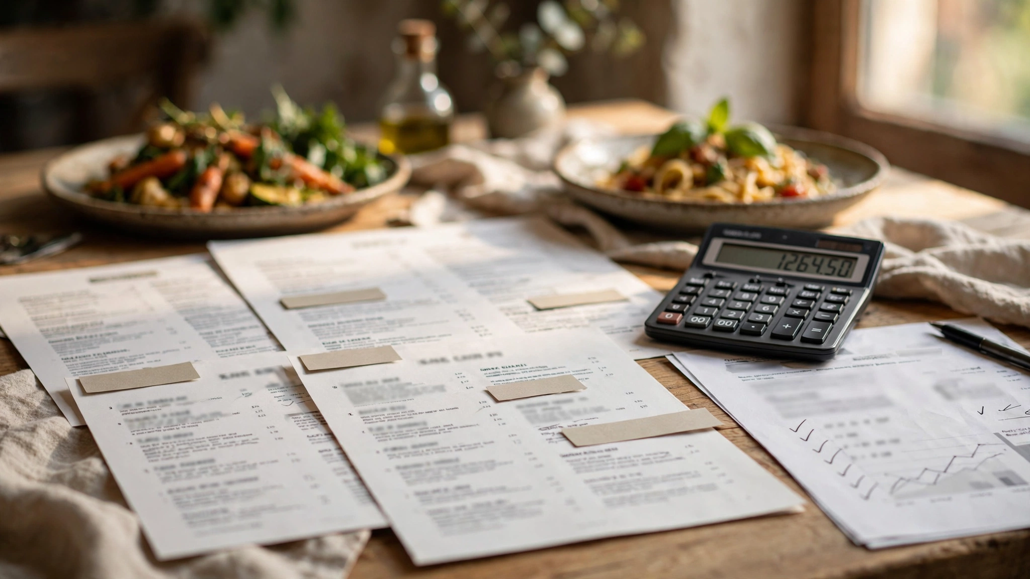 Restaurant menu simplification audit worksheet with item sales, contribution margin and complexity scores