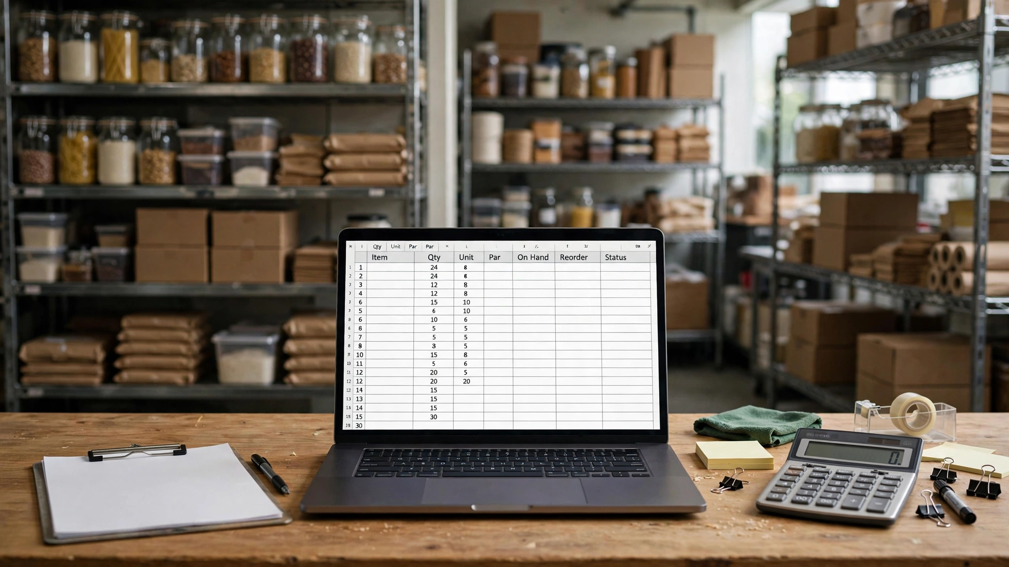 Restaurant Inventory Count