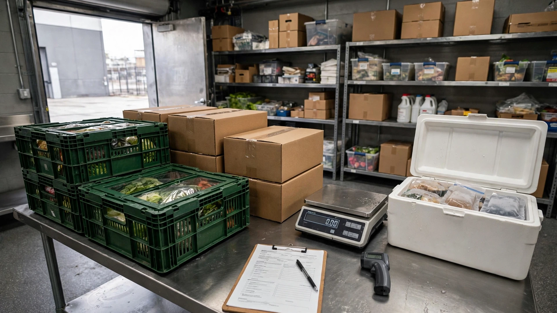 Restaurant receiving and invoice reconciliation process comparing supplier delivery details with purchasing records