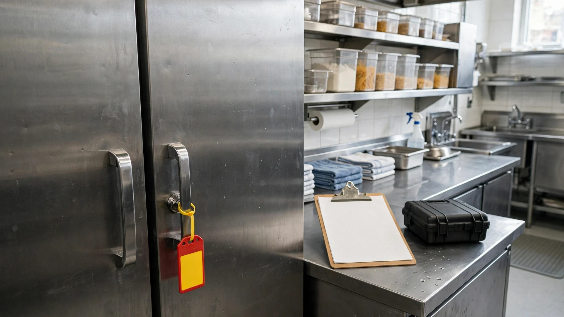 Restaurant equipment maintenance work order and repair tracking
