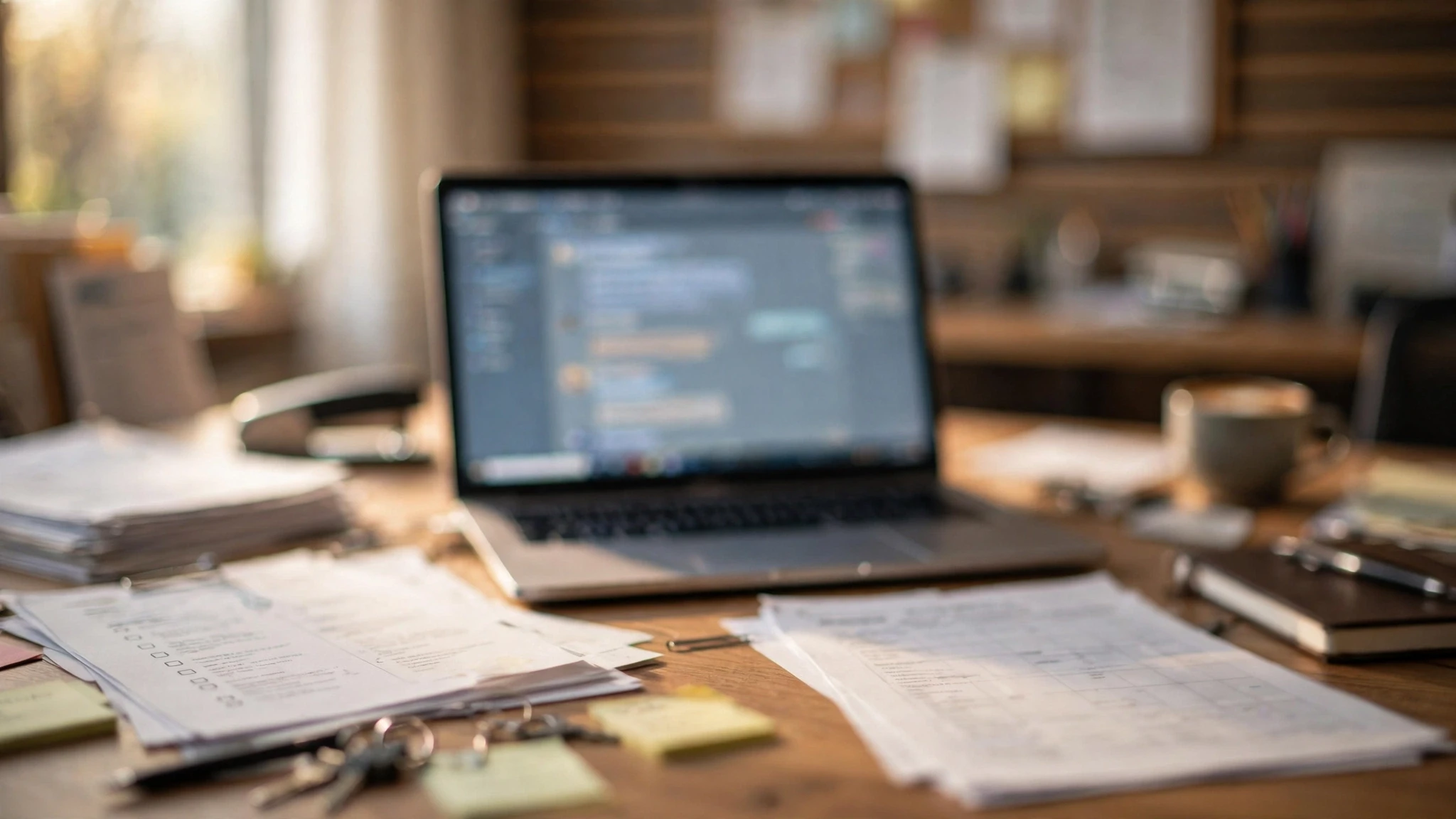 Restaurant back-office technology and AI assistant workspace