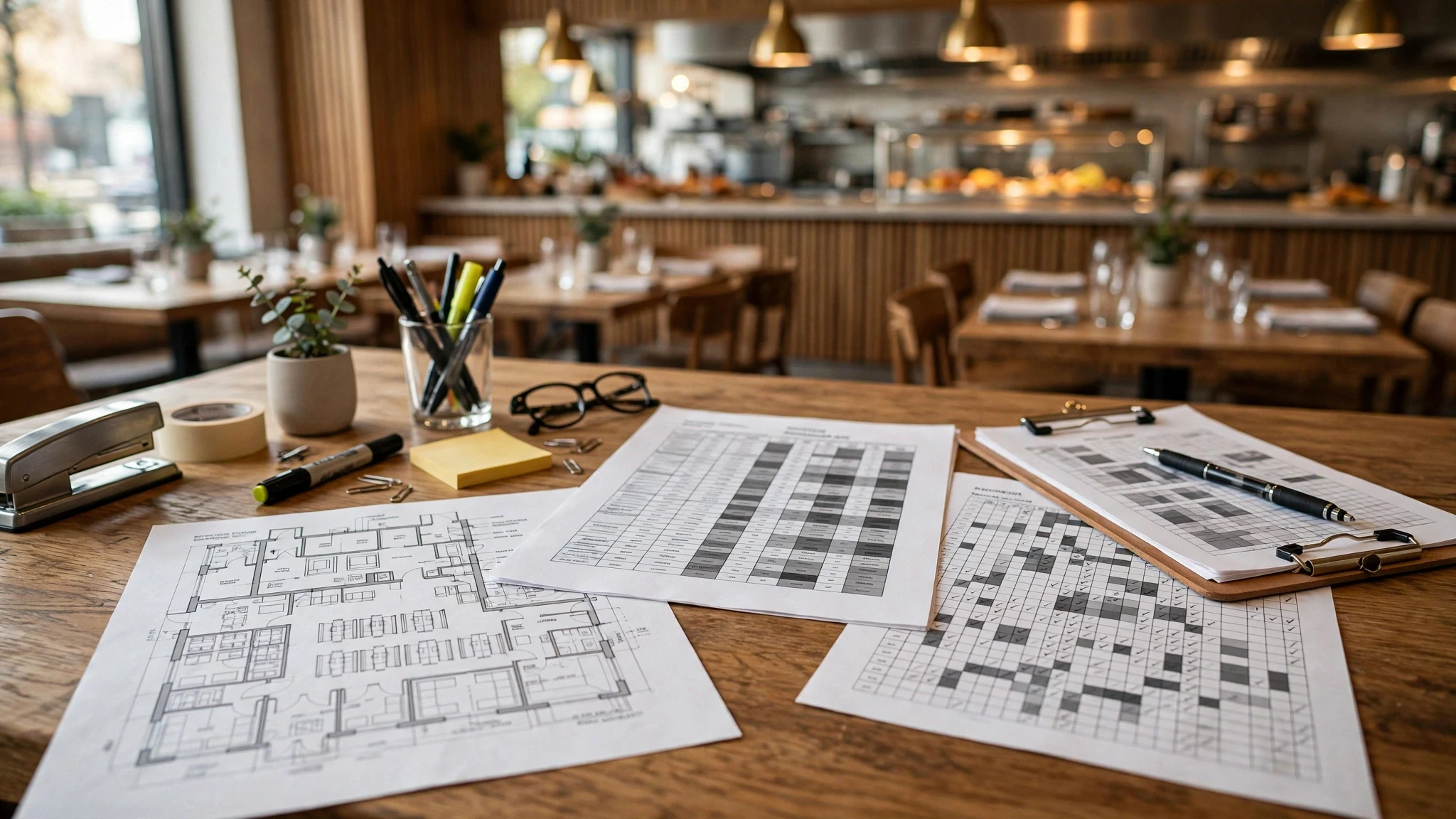 Restaurant break coverage and station scheduling workspace