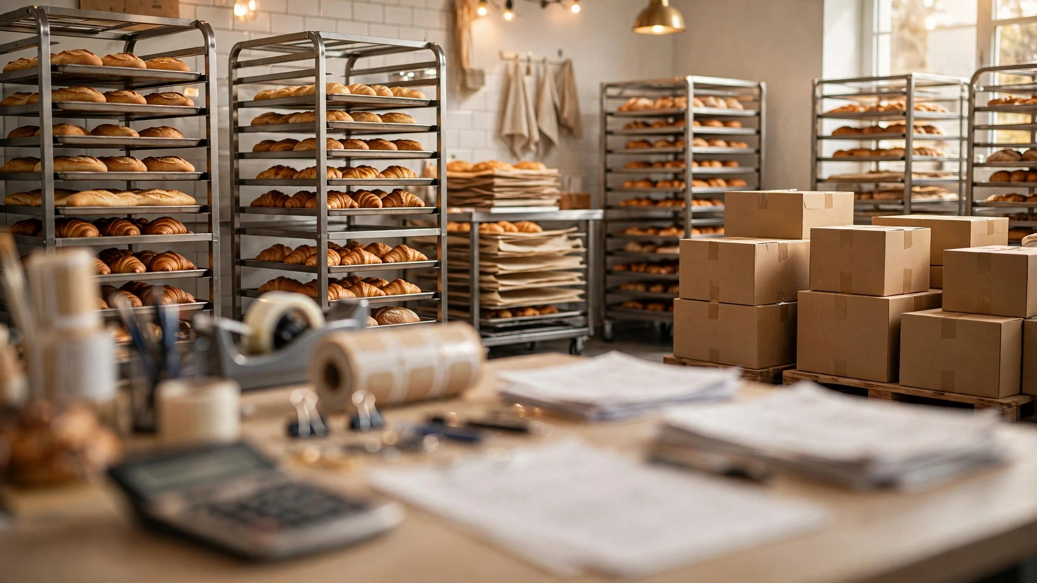 Commercial bakery wholesale order planning workspace