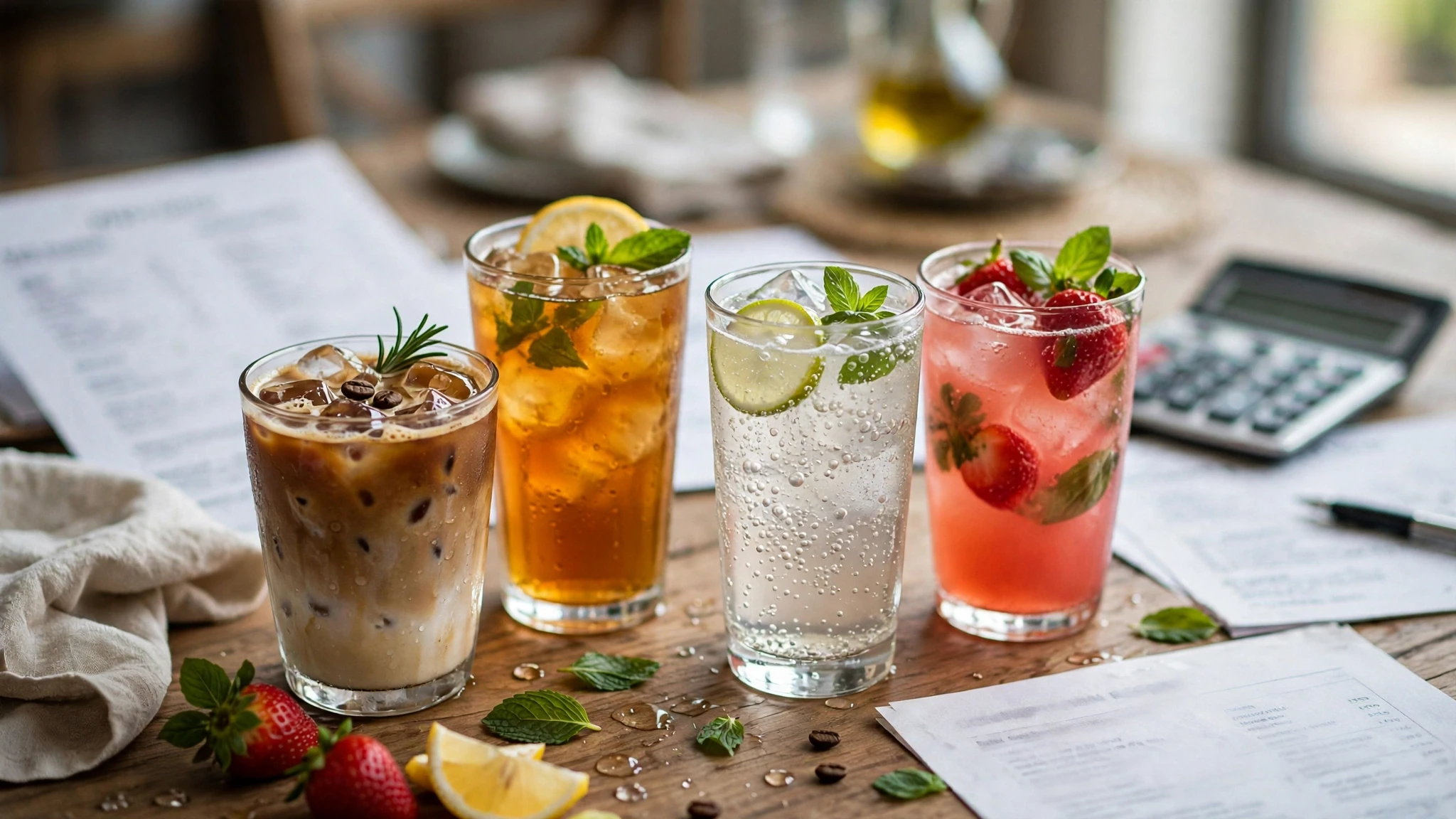 Restaurant beverage menu engineering workspace